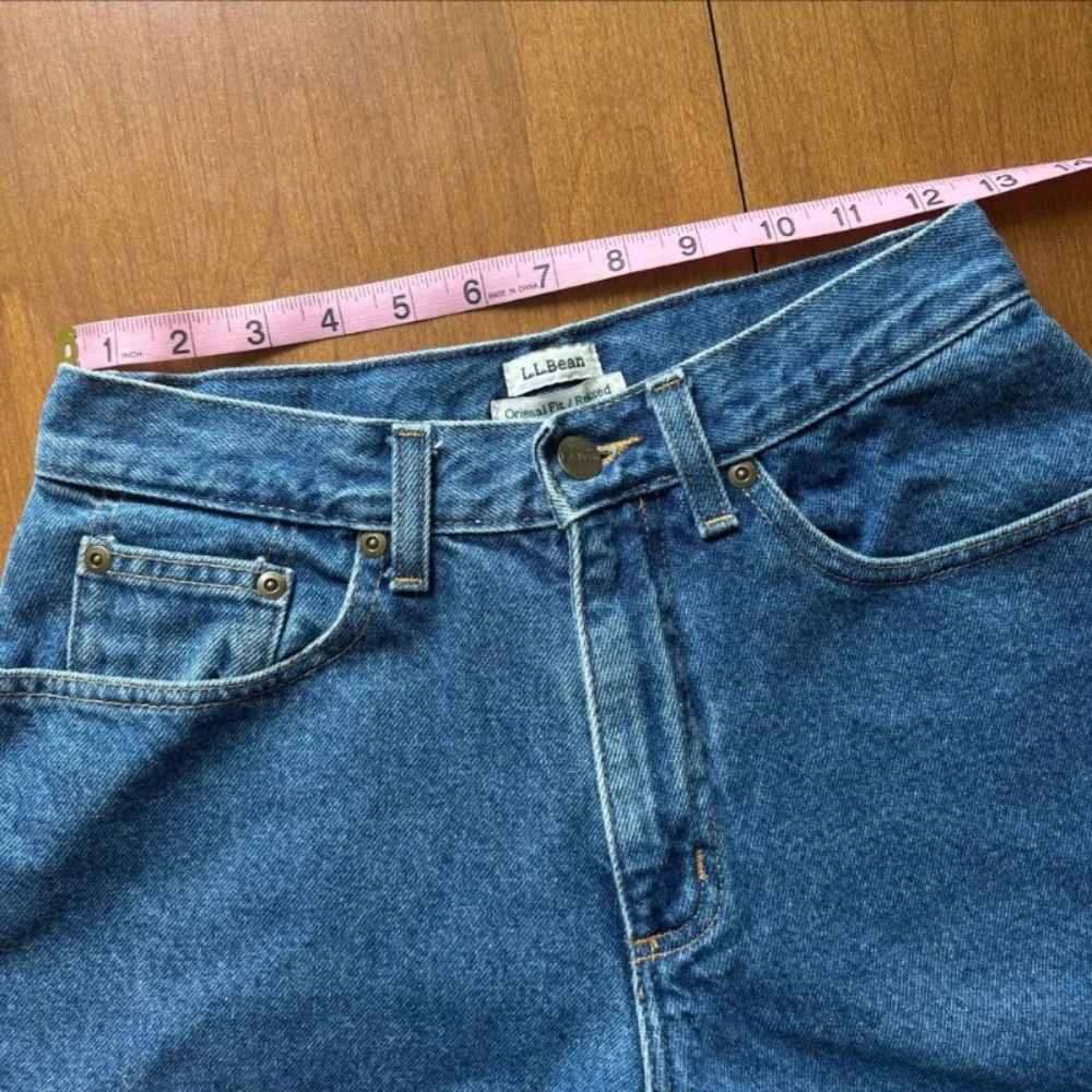 L.L. Bean flannel lined jeans Women's Size 4 - Picture 6 of 8